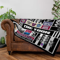 Newcastle History - Fleece 150cm X 150cm