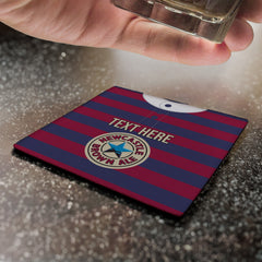 Newcastle 1996 Away Shirt - Personalised Drink Coaster - Square Or Circle