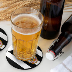 Newcastle 1996 Home Shirt - Personalised Drink Coaster - Square Or Circle