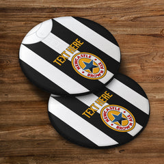 Newcastle 1996 Home Shirt - Personalised Drink Coaster - Square Or Circle