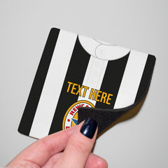 Newcastle 1996 Home Shirt - Personalised Drink Coaster - Square Or Circle