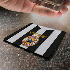 Newcastle 1996 Home Shirt - Personalised Drink Coaster - Square Or Circle