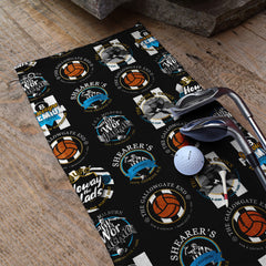 Newcastle - Football Legends - Retro Lightweight, Microfibre Golf Towel