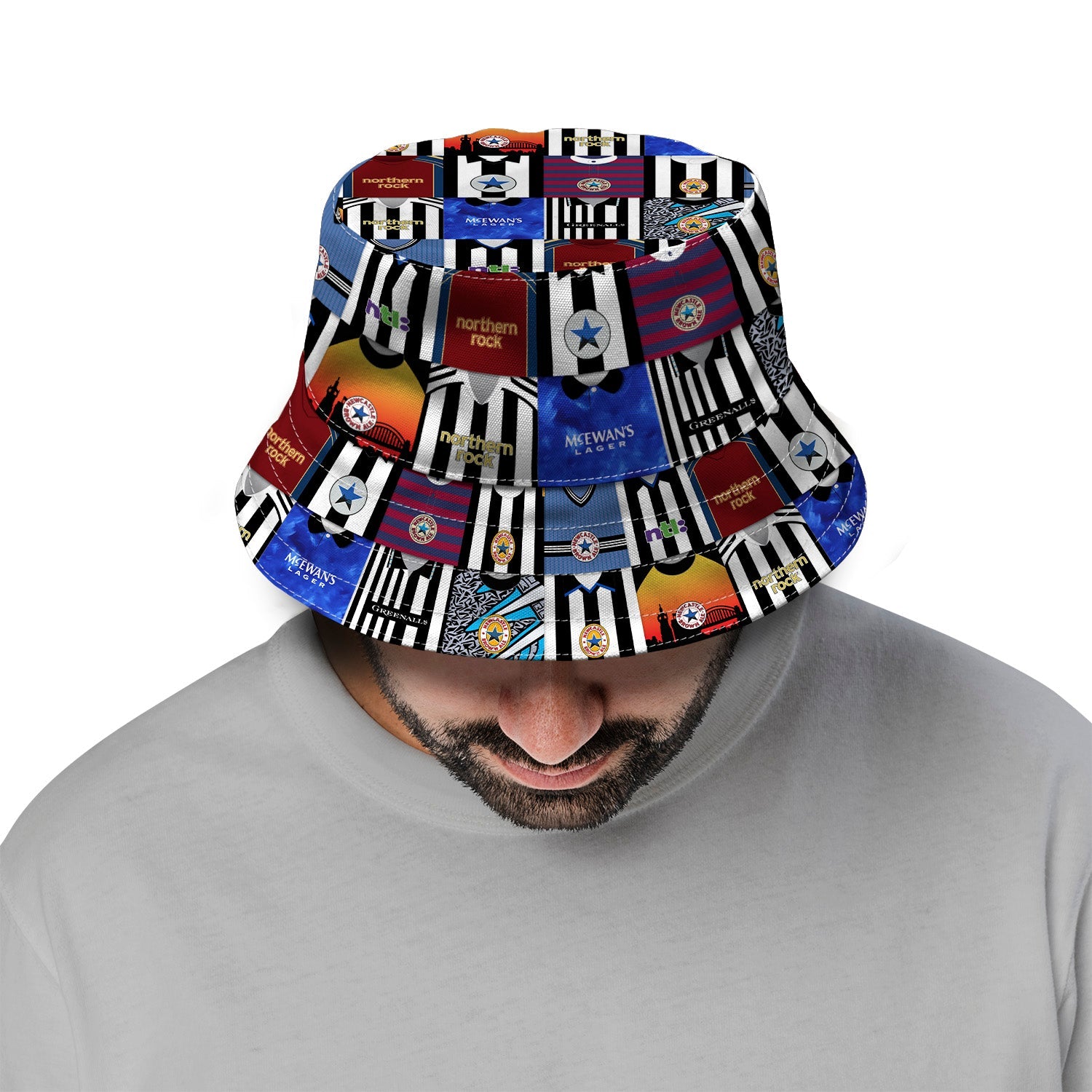 Newcastle Kit Montage - Bucket Hat