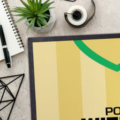 Norwich 1985 Home Shirt - Personalised Retro Door Mat - 60cm x 40cm