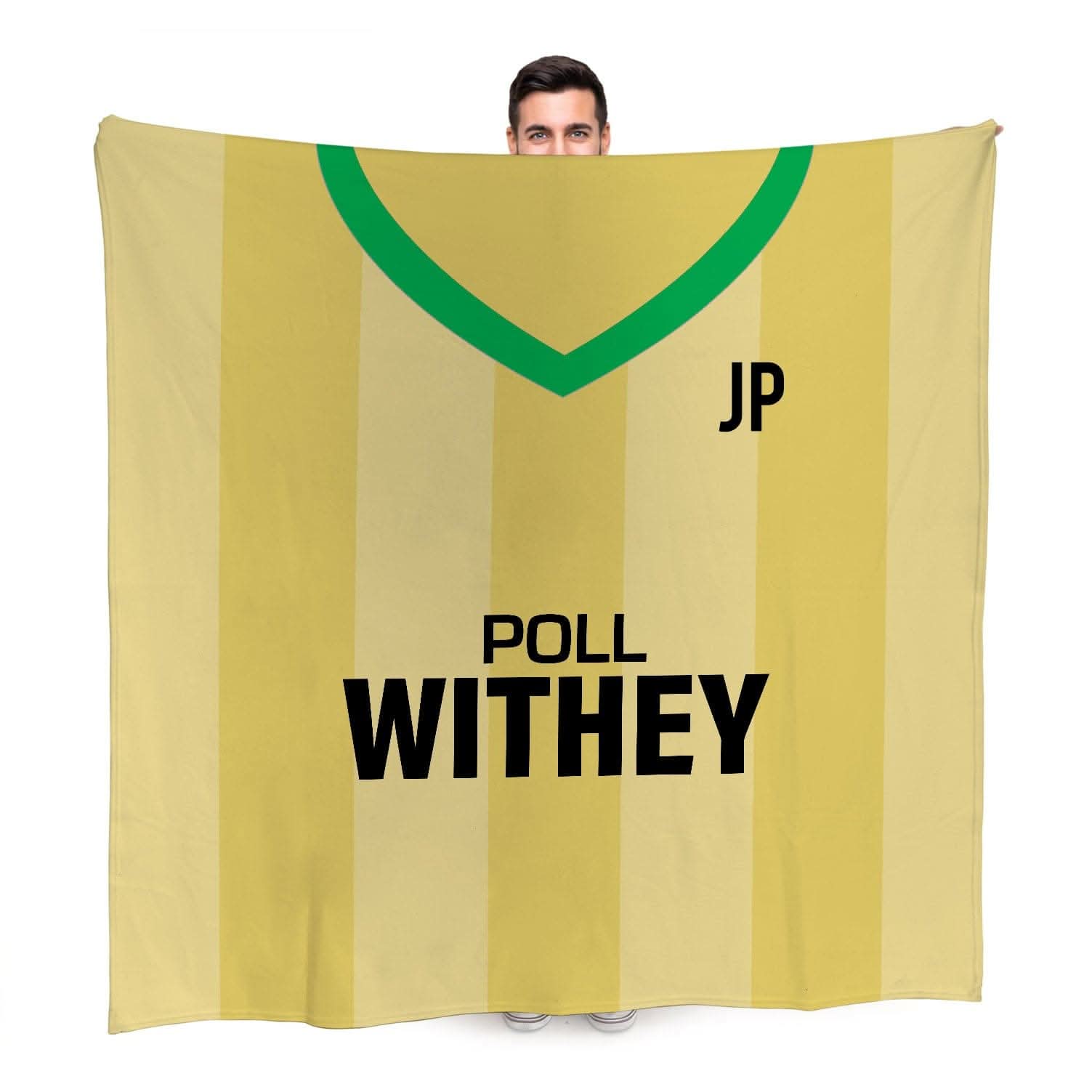 Norwich FC - 1985 Home Shirt - Retro Fleece Blanket