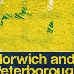 Norwich - 1994 Home Shirt - Retro Fleece Blanket