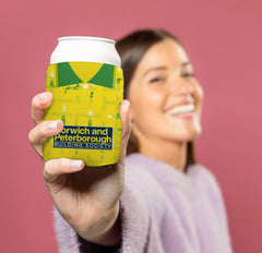 Norwich 1994 Home Shirt - Personalised Drink Can Cooler