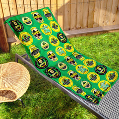Norwich - Football Legends - Microfibre Beach Towel - 150cm x 75cm