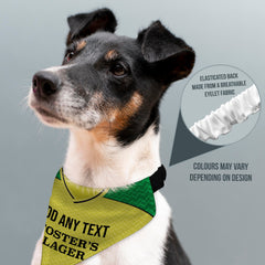 Norwich 1986 Home Shirt - Personalised Pet Bandana - 4 Sizes