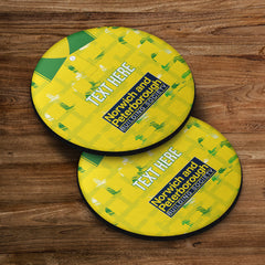 Norwich 1994 Home Shirt - Personalised Drink Coaster - Square Or Circle