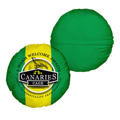 Norwich Canaries - Football Legends - Circle Cushion 14inch