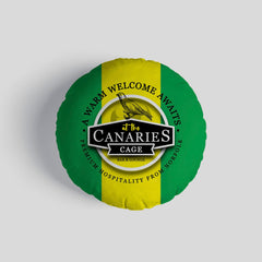 Norwich Canaries - Football Legends - Circle Cushion 14inch