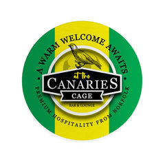 Norwich Canaries - Football Coaster - Square Or Circle
