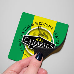 Norwich Canaries - Football Coaster - Square Or Circle