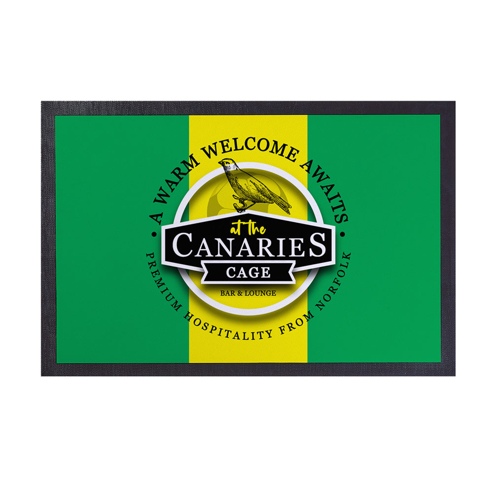 Norwich Canaries - Football Legends - Door Mat -60cm X 40cm