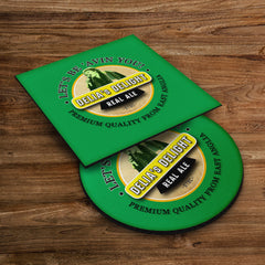 Norwich Delia Smith - Football Coaster - Square Or Circle