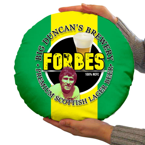 Norwich Forbes - Football Legends - Circle Cushion 14inch