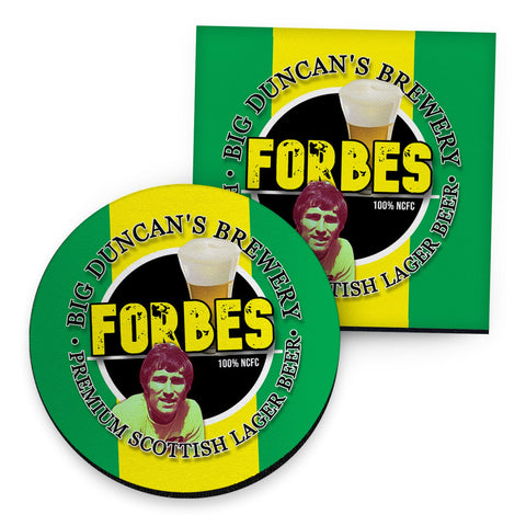 Norwich Forbes - Football Coaster - Square Or Circle