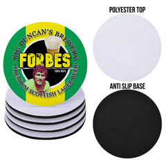 Norwich Forbes - Football Coaster - Square Or Circle