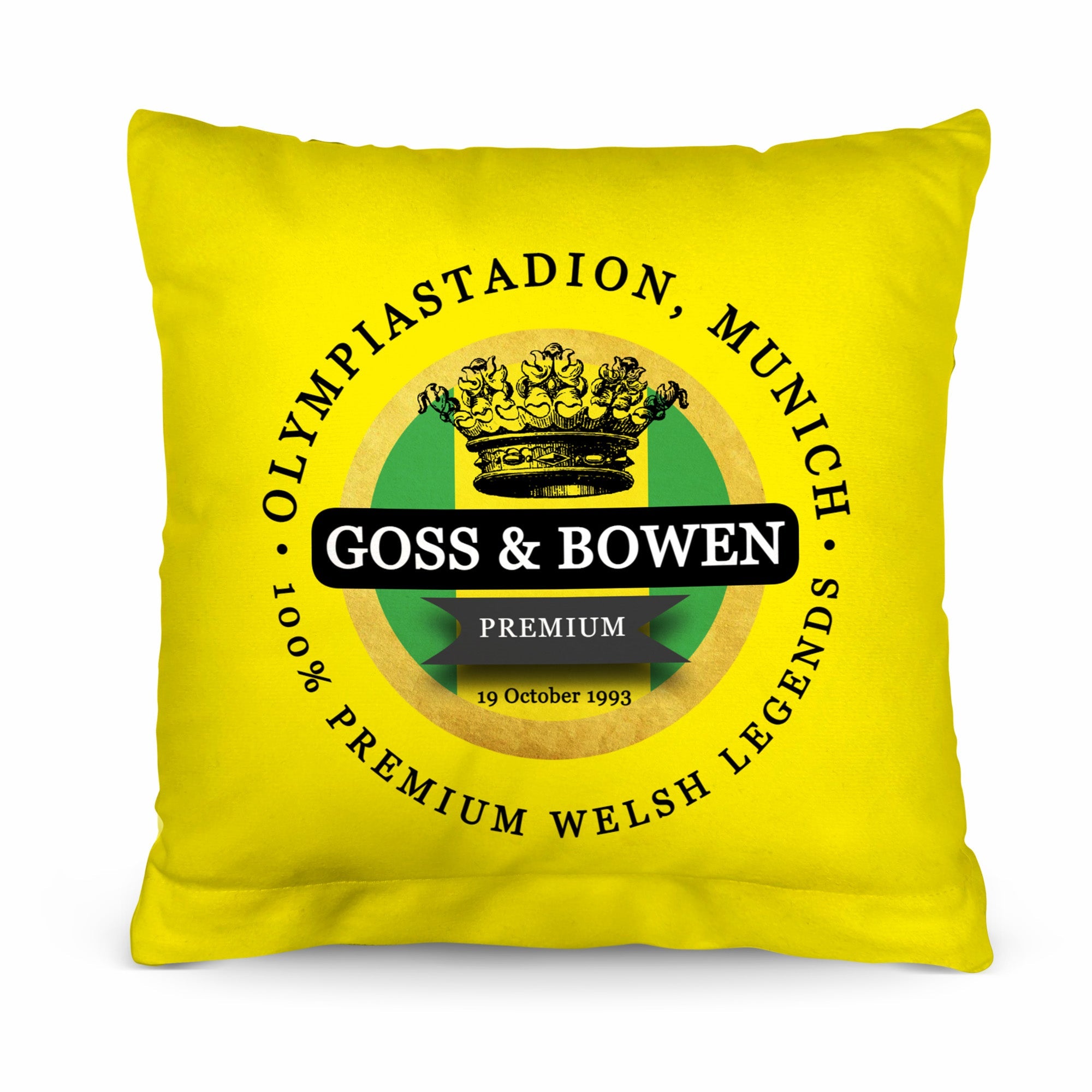Norwich Goss Bowen - Football Legends - Cushion 10inch
