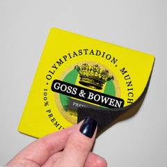 Norwich Goss Bowen - Football Coaster - Square Or Circle