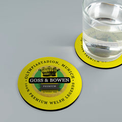 Norwich Goss Bowen - Football Coaster - Square Or Circle