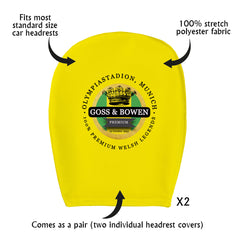 Norwich Goss Bowen - Football Legends - Headrest Cover