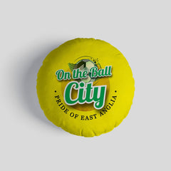 Norwich On the Ball - Football Legends - Circle Cushion 14inch