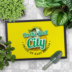 Norwich On the Ball  - Football Legends - Door Mat -60cm X 40cm