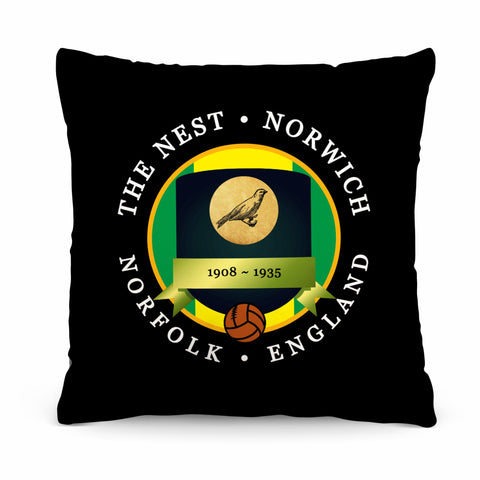 Norwich The Nest - Football Legends - Cushion 10inch