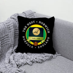 Norwich The Nest - Football Legends - Cushion 10inch