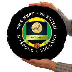 Norwich The Nest - Football Legends - Circle Cushion 14inch