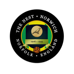 Norwich The Nest - Football Coaster - Square Or Circle