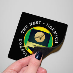 Norwich The Nest - Football Coaster - Square Or Circle