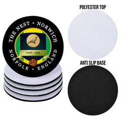 Norwich The Nest - Football Coaster - Square Or Circle