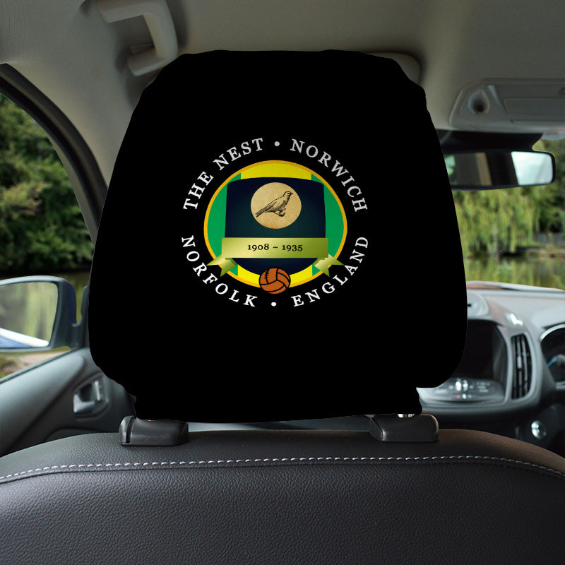 Norwich The Nest - Football Legends - Headrest Cover