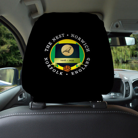 Norwich The Nest - Football Legends - Headrest Cover