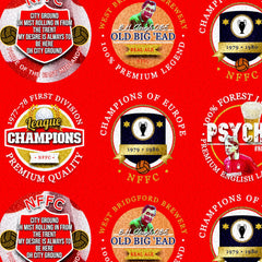 Nottingham - Football Legends - Microfibre Beach Towel - 150cm x 75cm