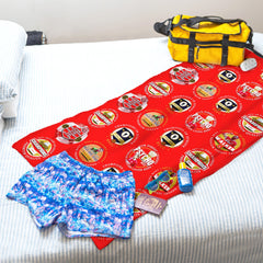 Nottingham - Football Legends - Microfibre Beach Towel - 150cm x 75cm