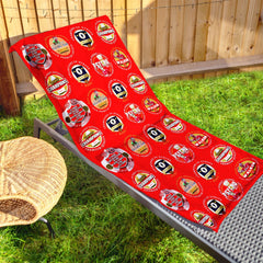 Nottingham - Football Legends - Microfibre Beach Towel - 150cm x 75cm