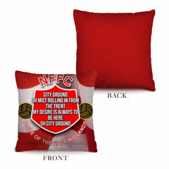 Nottingham City Ground Song - Football Legends - Cushion 10inch