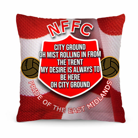 Nottingham City Ground Song - Football Legends - Cushion 10inch