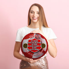 Nottingham City Ground Song - Football Legends - Circle Cushion 14inch