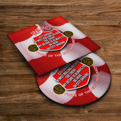 Nottingham City Ground Song - Football Coaster - Square Or Circle