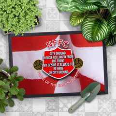 Nottingham City Ground Song   - Football Legends - Door Mat -60cm X 40cm