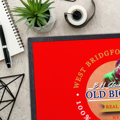 Nottingham Clough - Football Legends - Door Mat  - 60cm X 40cm