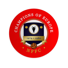 Nottingham European Cup - Football Coaster - Square Or Circle