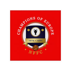 Nottingham European Cup - Football Coaster - Square Or Circle