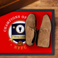 Nottingham European Cup - Football Legends - Door Mat -60cm X 40cm